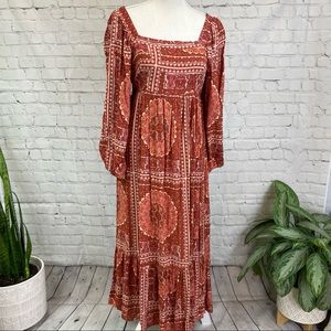 Boho Midi Dress